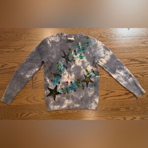 Galadriel Mattei Threadbare Lab hand-dyed reclaimed cashmere sweater.